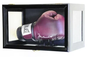 Clear Viewing Boxing Glove Display Case Cabinet Wall Rack / Free Standing 98% UV - Picture 1 of 23