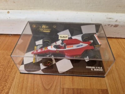 MINICHAMPS 1/43 Ferrari F 93 A Gerhard Berger 1993 F1 Pressofuso Auto - Immagine 1 di 4