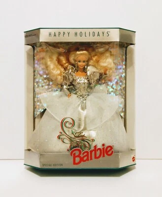 BARBIE HAPPY HOLIDAYS SPECIAL EDITION VINTAGE BARBIE DOLL 1992 MATTEL  - Image 1 of 4