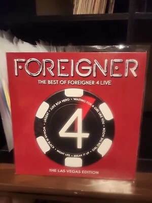 Foreigner The Best of Foreigner 4 Live Las Vegas Edition Red Colored Vinyl LP  - Image 1 of 2