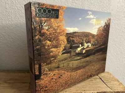 VTG NOS 1983 Whitman Autumn In The Country 1000 Piece Jigsaw Puzzle Landscape - Image 1 of 4