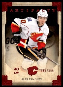 2013-14 Upper Deck Artifacts Ruby Alex Tanguay 181/399 Calgary Flames #3