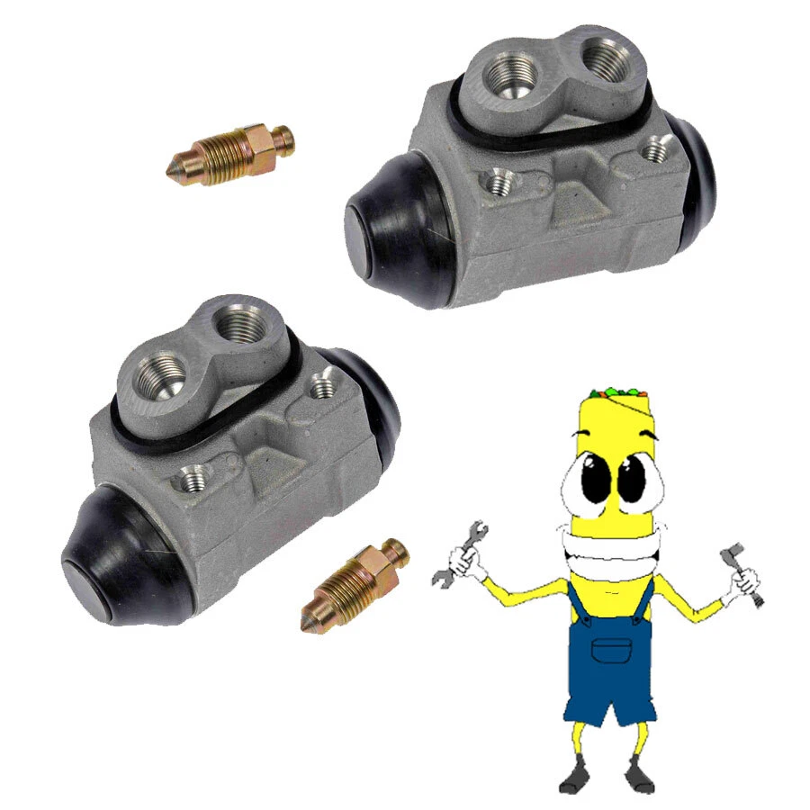 Premium Rear Left & Right Wheel Cylinders for 2000-2002 Hyundai Accent 3/4 Bore - Image 1 of 1