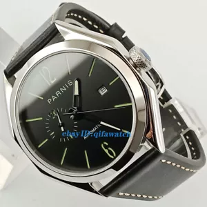 43mm Parnis BlackDial Sapphire glass 24 hours Miyota 8215 Automatic Men's watch - Picture 1 of 7