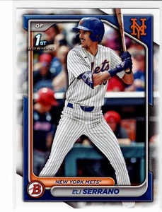 Eli Serrano New York Mets 2024 Bowman Draft 1st Bowman ** - Imagen 1 de 2