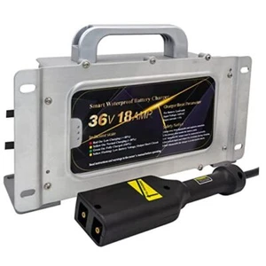 36V 18AMP EZGO TXT Golf Cart Waterproof Battery Charger for 36 Volt Golf Carts - Picture 1 of 7