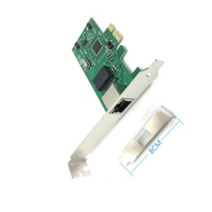 PCI Express Network Card PCI-E With Low Baffle 10/100/1000M Realtek RTL8111C - Picture 1 of 4