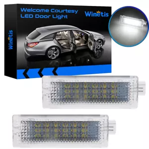 2x LED Courtesy Footwell Door Interior Light 12V For BMW E81 F20 E90 E92 E60 F10 - Picture 1 of 11
