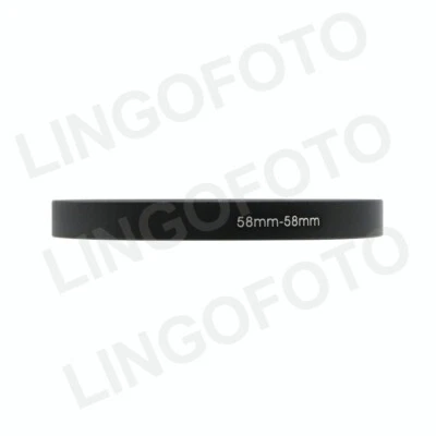 Adaptador de anillo de acoplamiento 58 mm a 58 mm hembra a hembra 58-58 Foto 1 de 4