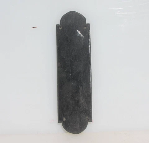 Victorian Wooden Finger Plate Push Door Handle Architectural Antique Old Vintage Cover