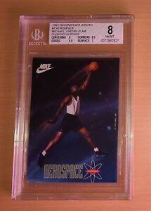 1993 Nike Warner Aerospace Michael Jordan #7 BGS 8  Space Jam
