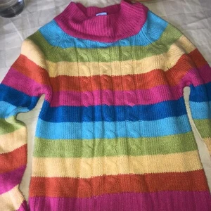 Girl’s Colorful Soda Fizz Size Med/5-6 Striped Sweater-Worn Only A Few Times. - Picture 1 of 24