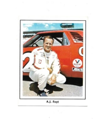 NASCAR 1986 SportStar Photo-Graphics AJ Foyt NRMT - Image 1 of 2