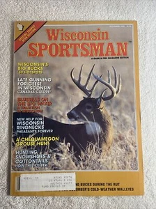 VTG November 1989 Wisconsin Sportsman Hunting Fishing Man Cave Magazine - Picture 1 of 2