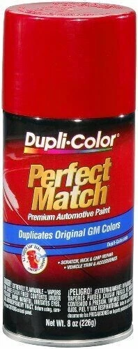 DupliColor BGM0519 Victory Red General Motors GM Aerosol Spray Paint Can 8oz Foto 1 de 1