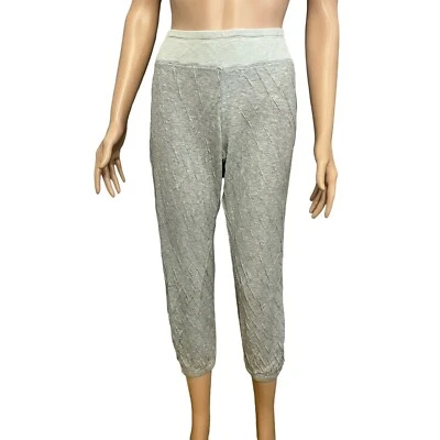 Barefoot Dreams Malibu Collection Crinkle Jersey Knit Joggers Pants Medium PJs - Image 1 of 4