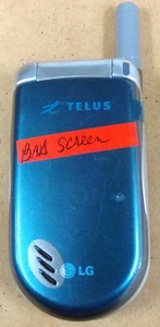 LG 3200 / LG3200 - Gray and Silver ( Telus ) Very Rare CDMA Flip Phone - Picture 1 of 3