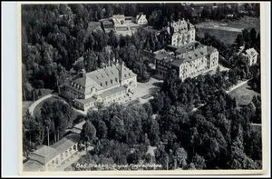 BAD STEBEN Frankenwald Bayern 1935 Luftbild Fliegeraufnahme vom Flugzeug aus - Picture 1 of 1