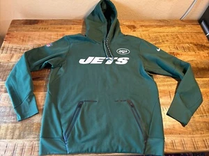 New York Jets Nike On Field Team Issued Green Performance Hoodie Men’s L - Picture 1 of 13