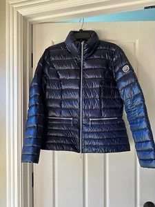 Beaumont Women's Navy Blue Down Coat Jacket Size US 14/UK 16 GreatUsed Condition - Picture 1 of 12