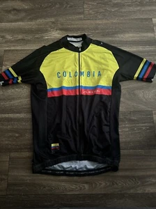 Zueden Cycling Jersey Colombia Style Men’s Medium #F - Picture 1 of 5