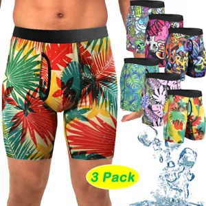 3er-Pack Boxershorts Herren Tagless Cool Komfort weicher Bund Unterwäsche M ~ 3XL - Bild 1 von 19