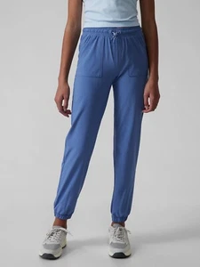 NEW Athleta Girl Unlined High Jump Jogger Cottage Blue Pants Large 12 - Picture 1 of 7