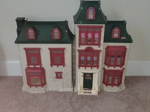 Rare Fisher Price Loving Family Home For Holiday Christmas Dollhouse - Bild 1 von 16