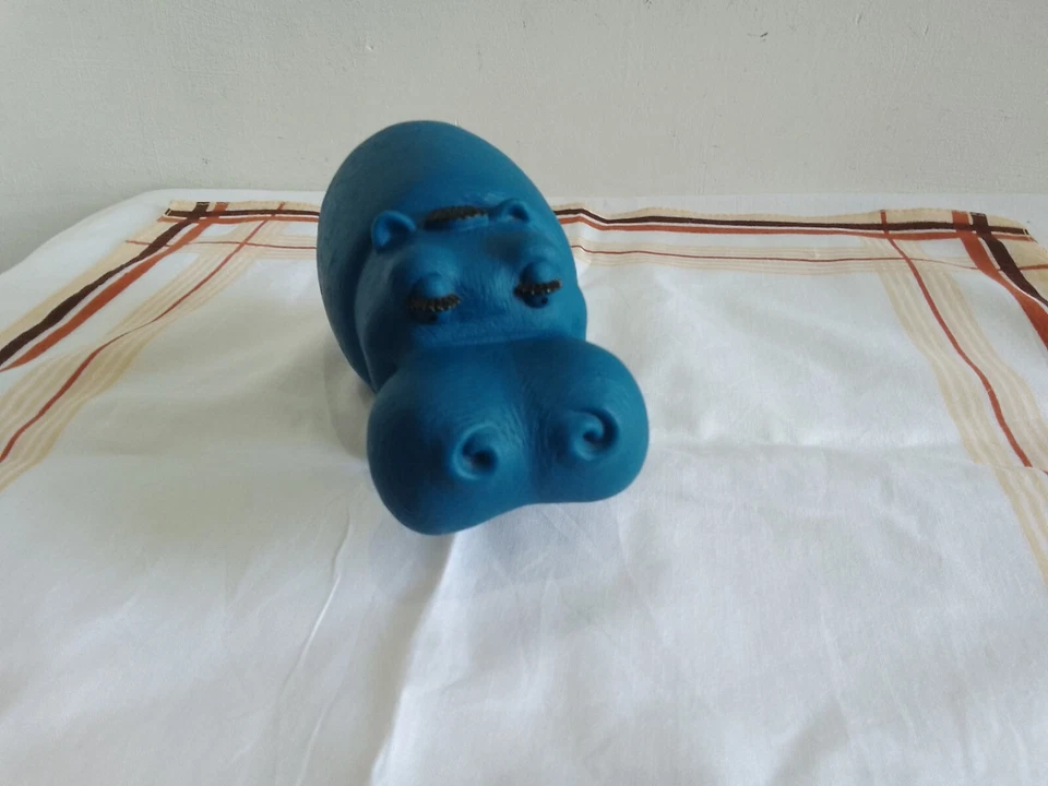 Pippo Ippopotamo Lines Huggies Design Armando Testa 15 cm, vintage - Immagine 1 di 4