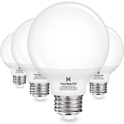 G25 LED Globe Light Bulbs 60W Equivalent 5000K Daylight Bathroom E26 Base Eye... - Image 1 of 4
