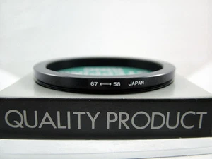 ROKUNAR 67-58MM TWINFIT STEP-DOWN CAMERA LENS FILTER RING (NEW OLD STOCK) - Picture 1 of 1