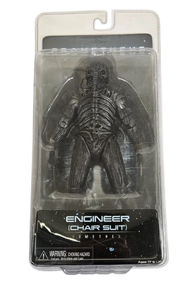 PROMETHEUS ENGINEER ACTION FIGURE CHAIR SUIT NECA REEL TOYS MOSC 8" 2012 RARE - Image 1 of 4