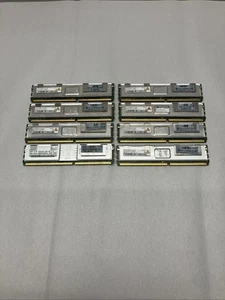16GB 398707-051 HP Kit 8x 2GB DDR2 667mhz PC2-5300F 2Rx4 ECC Server RAM - Picture 1 of 7
