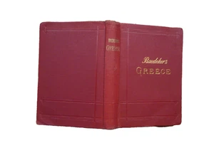 Greece Handbook for Travellers Karl Baedeker 1909 maps plans panorama of Athens - Bild 1 von 4