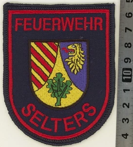 Selters Taunus Assia/Germania vigili del fuoco volontari distintivo patch nuovo - Foto 1 di 1
