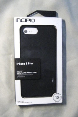 NOVA Capa Protetora Preta Incipio Dupla Camada para Apple iPhone 8+/7+/6s+/6+ - Imagem 1 de 2