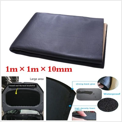 Sound Deadener Heat Shield Car Firewall Hood Bonnet Floor Insulation Mat Foam Foto 1 de 4