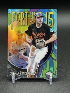 Gunnar Henderson 2025 Topps Chrome Fortune 15 - Picture 1 of 2