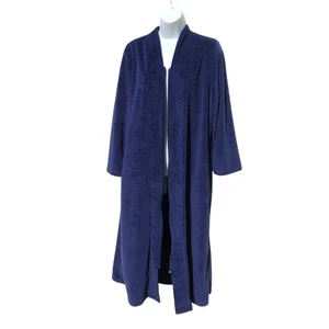 Adonna Sleepwear Blue Robe, M - Picture 1 of 8
