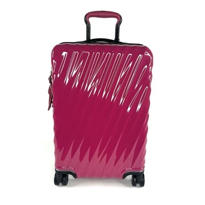 TUMI 19 Degree International Carry On Suitcase Spinner Expandable Fuchsia Pink - Image 1 of 4