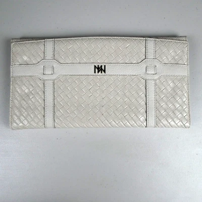 Miche FAIRFIELD Demi Shell Cream Faux Leather Embossed Woven Pattern - Image 1 of 4