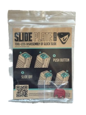 Strike Industrie V2 红色工具可拆卸适用于 Glok Plate 按钮滑动 — 第 1/2 张图片