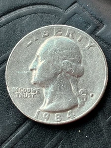 1984 p quarter error - Picture 1 of 8