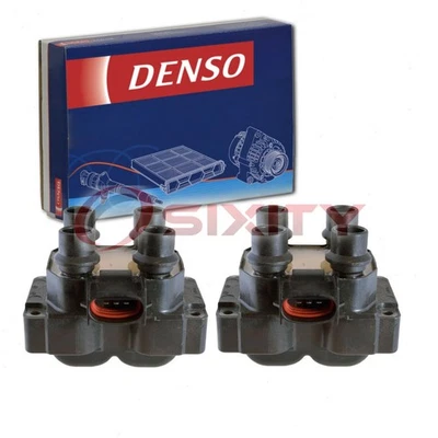 2 bobinas de encendido directo Denso para Ford E-150 Econoline 1997-1999 4,6 L V8 jy Foto 1 de 4