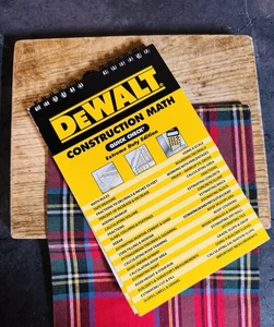 DEWALT Construction Math Quick Check: Extreme Duty Edition - Imagen 1 de 6