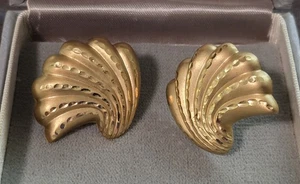 14 Karat Gelbgold Muschel Ohrstecker 2,55 Gramm - Bild 1 von 4