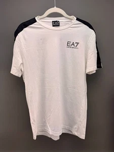EA7 Emporio Armani Herren Weiß Pullover Kurzarm Poloshirt Größe XL - Bild 1 von 4