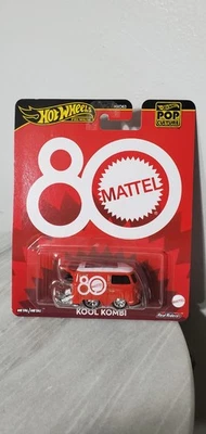 Hot Wheels 80th Mattel Kool Kombi Cultura Pop Con Jinetes Reales  Foto 1 de 4