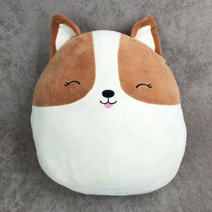 Squishmallow Reginald El Perro Corgi Mediano 14" Ojos Cerrados Kellytoy - Imagen 1 de 5