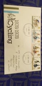 1978 Great Britain Cycling First Day Cover Idbba8. - Picture 1 of 1